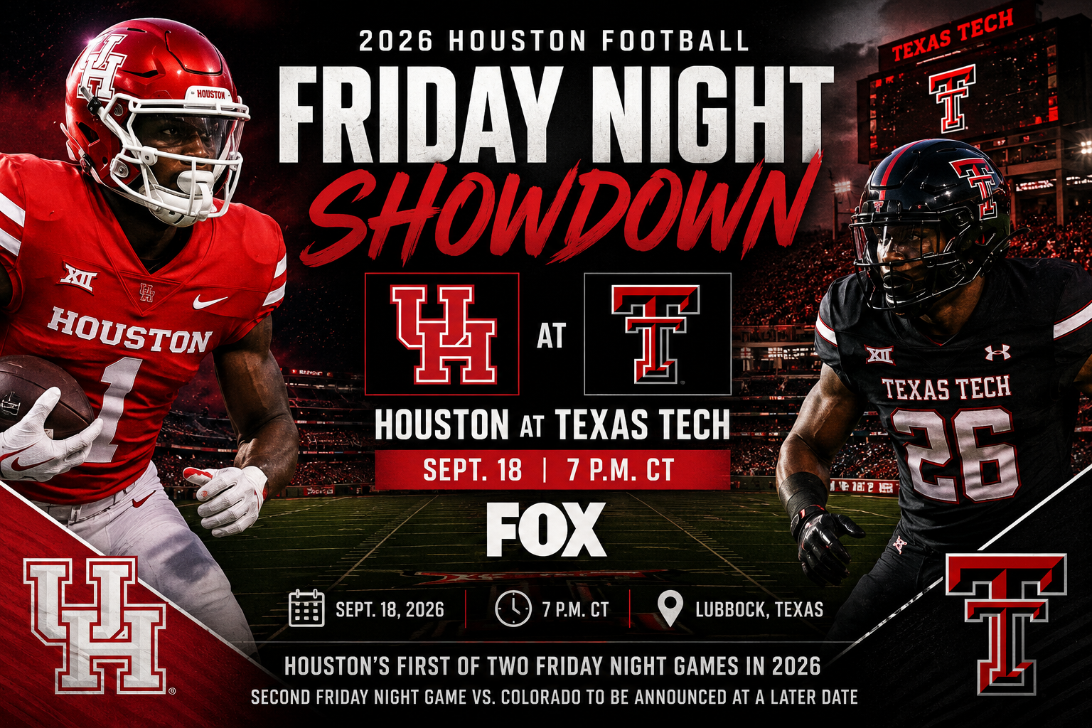 Houston vs TTU Kick-Off Set