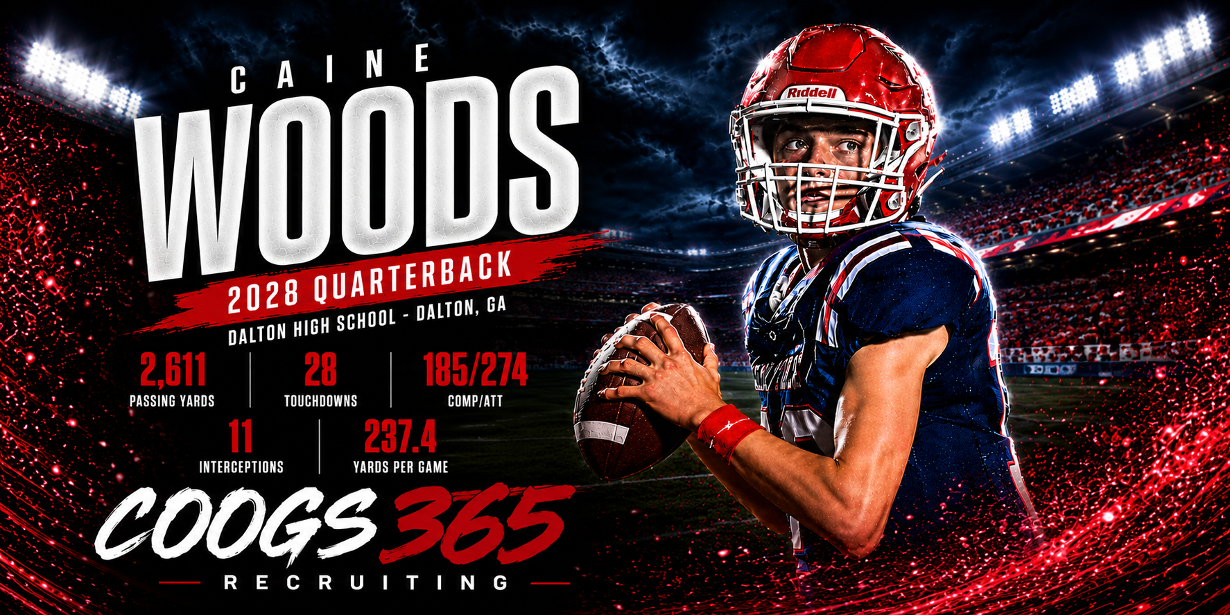 2028 QB Caine Woods Dalton HS (GA)