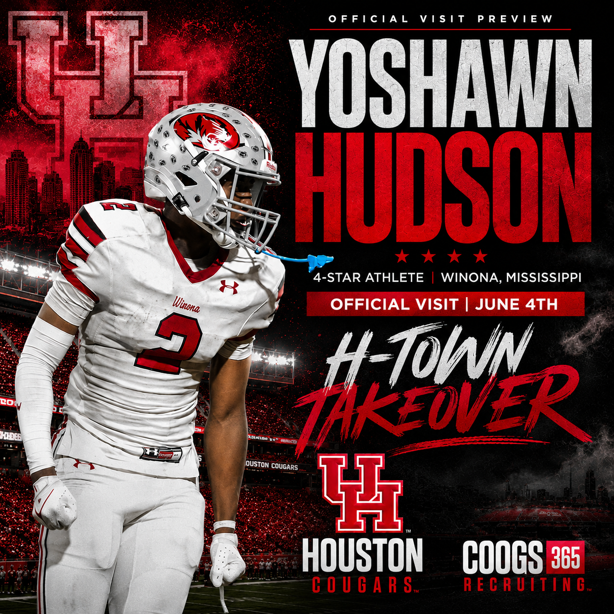 4 Star ATH Yoshawn Hudson Winona MS
