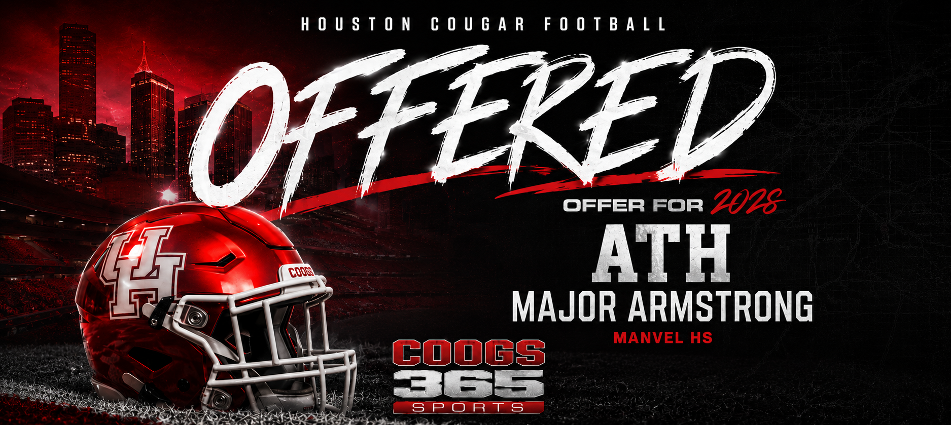 Houston offers '28 ATH Major Armstrong