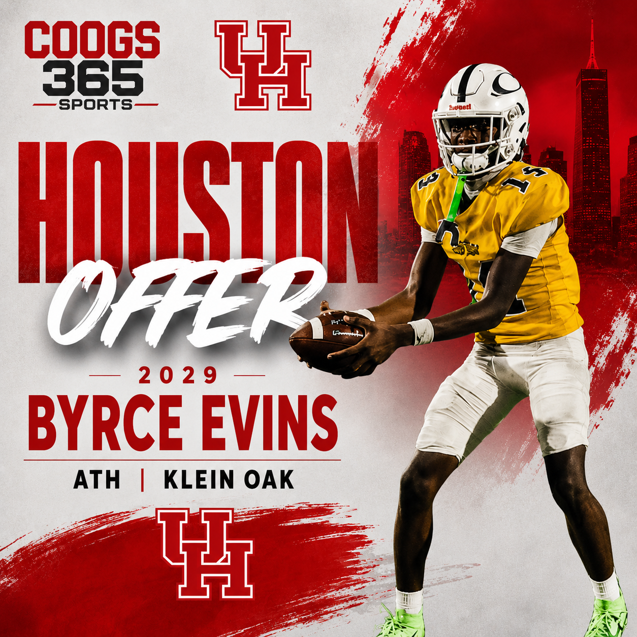 Houston Offer 2029 ATH Bryce Evins