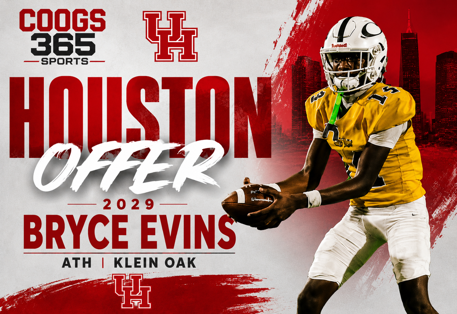 Houston Offer 2029 ATH Bryce Evins