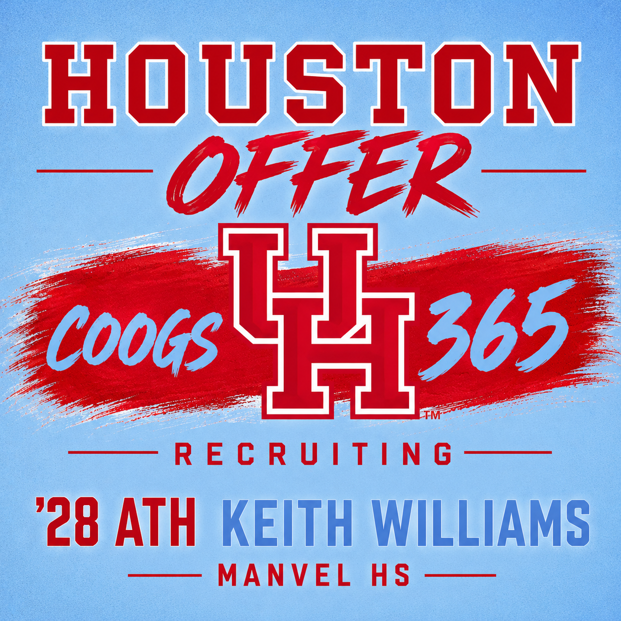 Houston Offer '28 ATH Keith Williams
