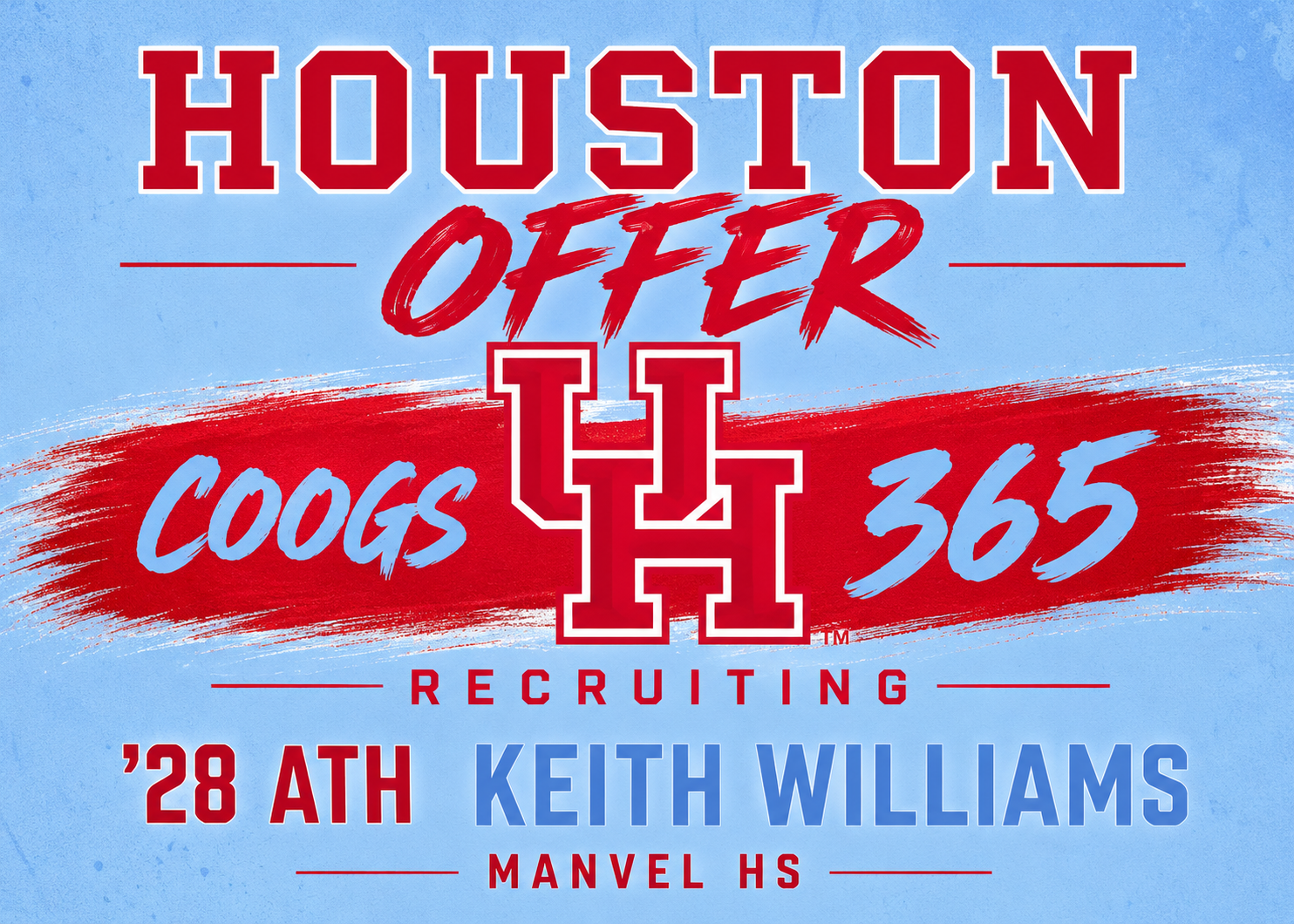 Houston Offer '28 ATH Keith Williams