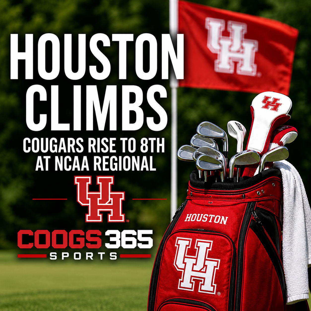 Houston Men's Golf Rises at Bermuda Run Regional