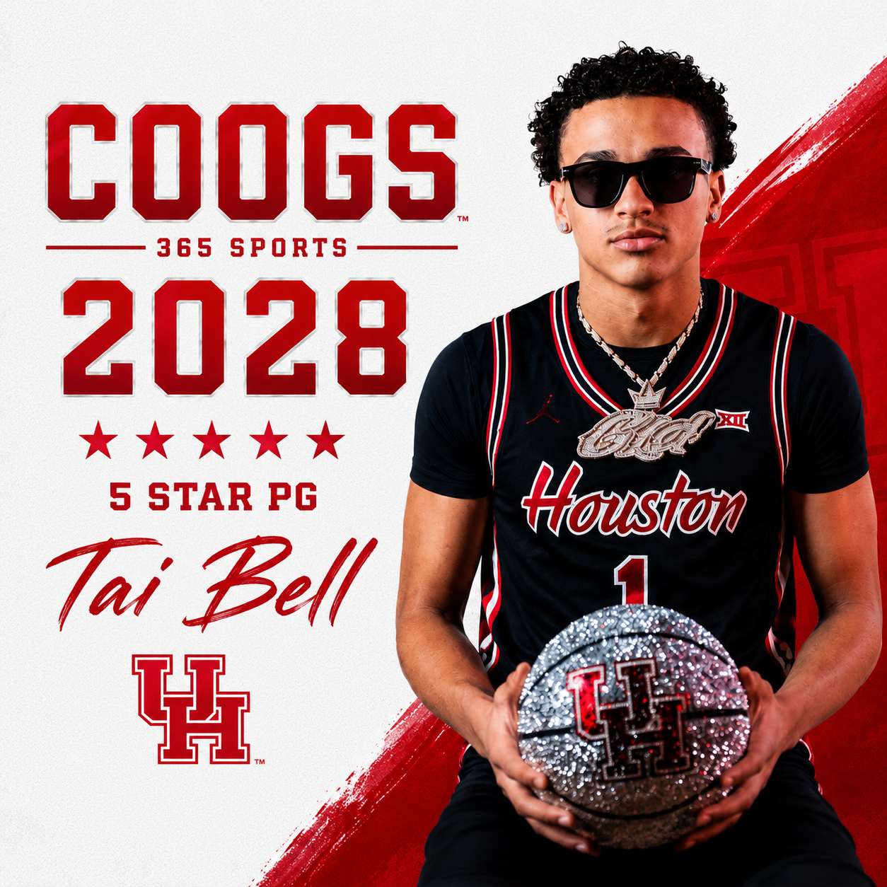 2028 5-Star PG Tai Bell Houston Heat Check