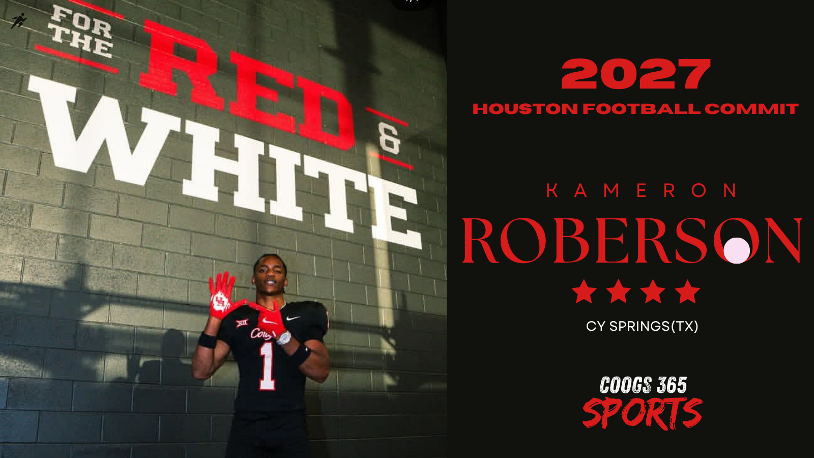 Breaking down 2027 Four Star CB & Houston Football Commit Kameron Roberson