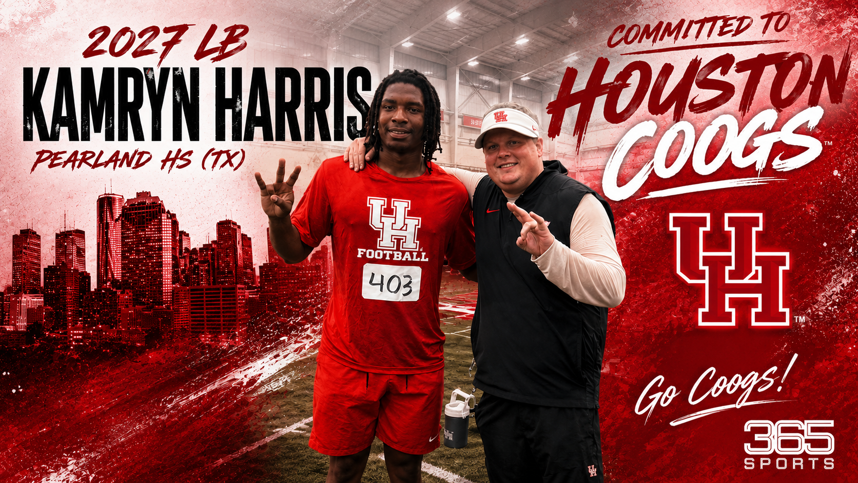 2027 LB Kamryn Harris commits to Houston