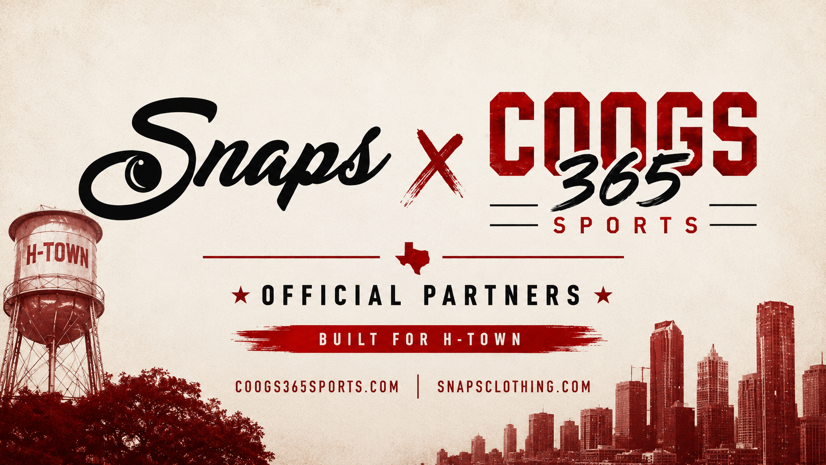 Coogs 365 Sports x Snaps Clothing Co