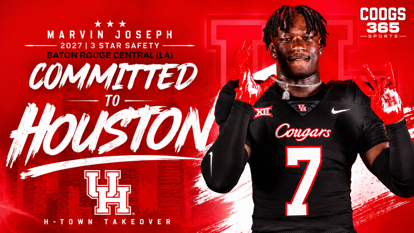 3 Star Safety, Marvin Joseph commits to Houston