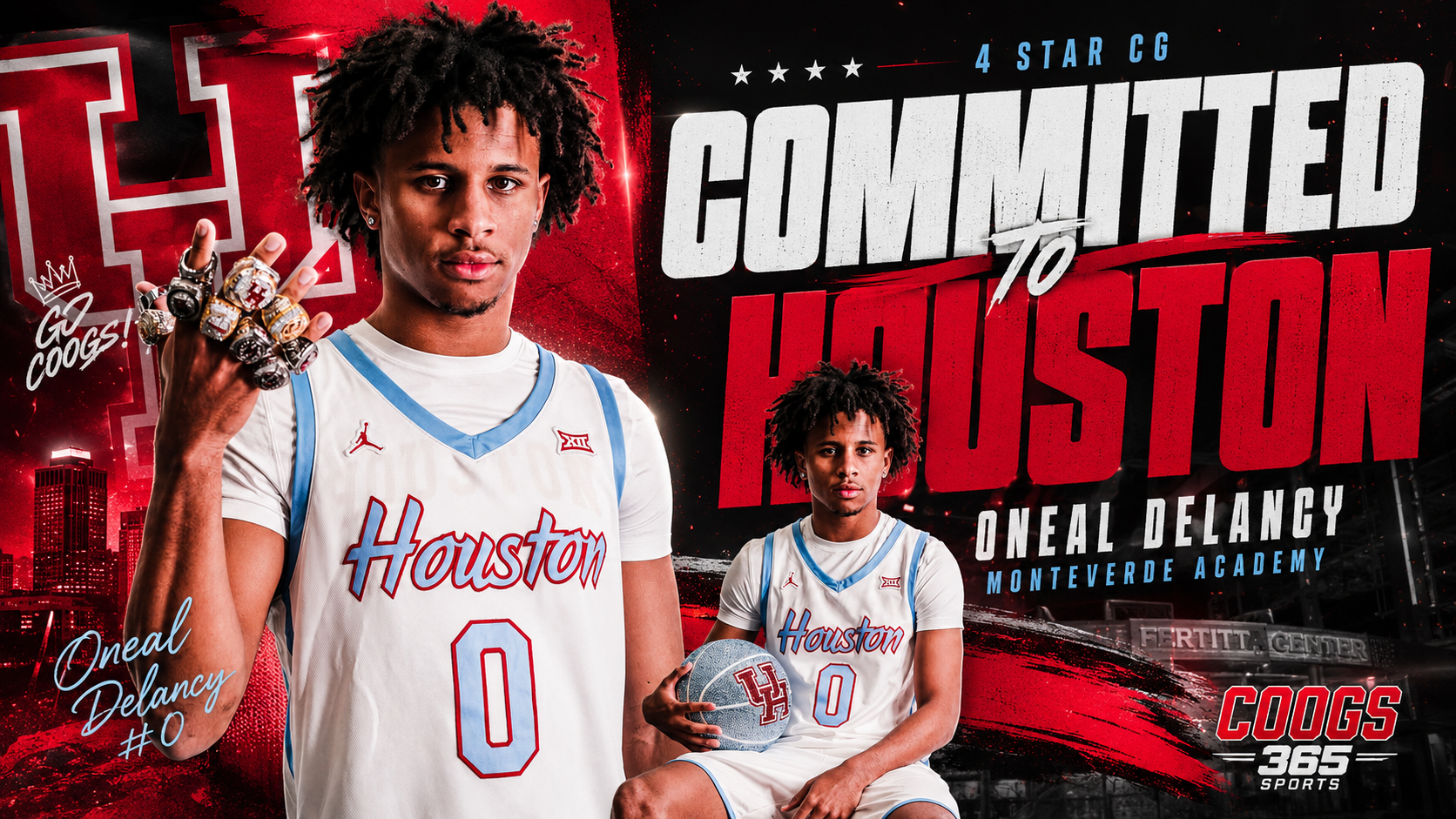 Blue Chip CG, Oneal Delancy commits to the Coogs