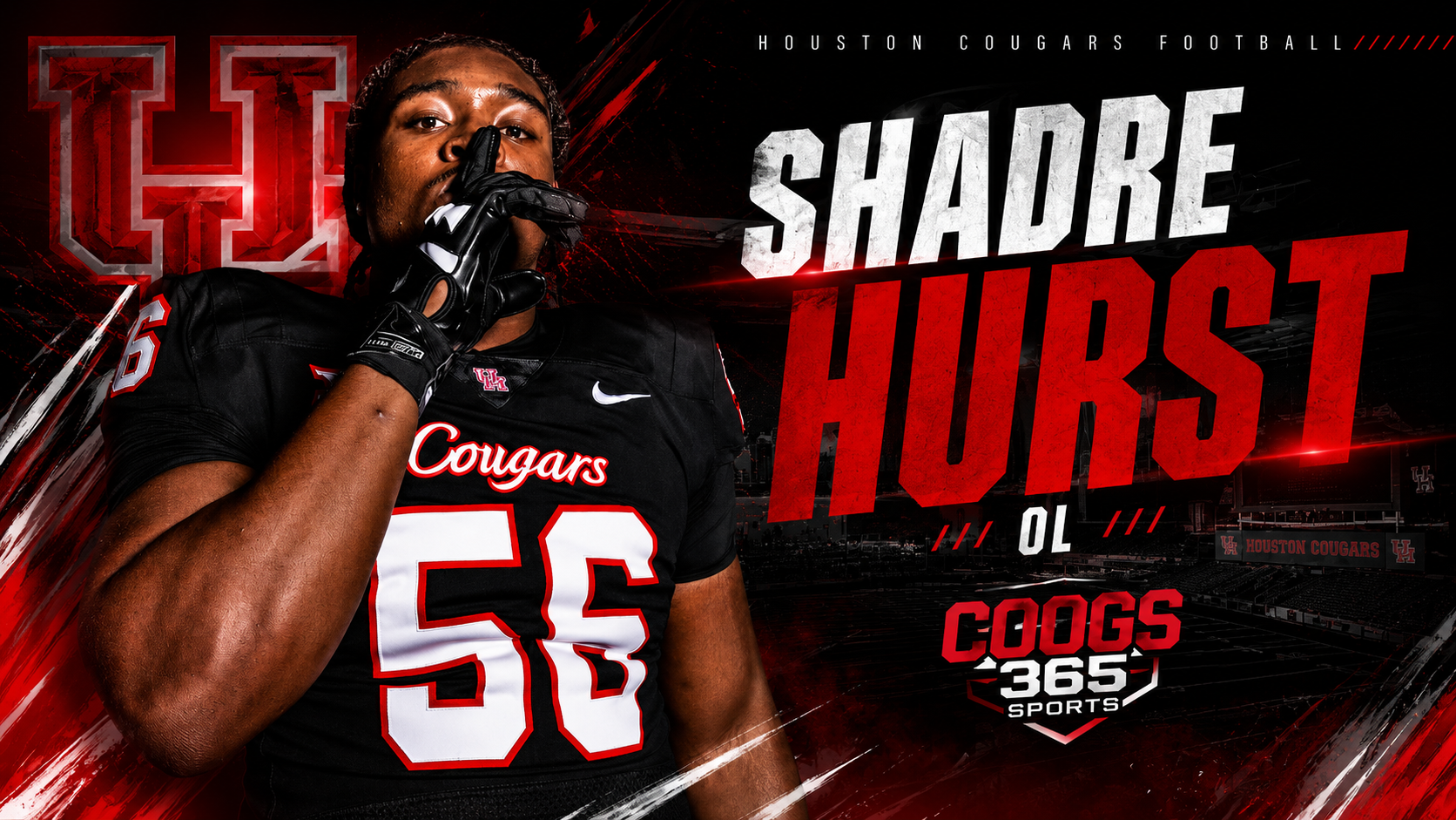 Shadre Hurst, Houston Offensive Lineman