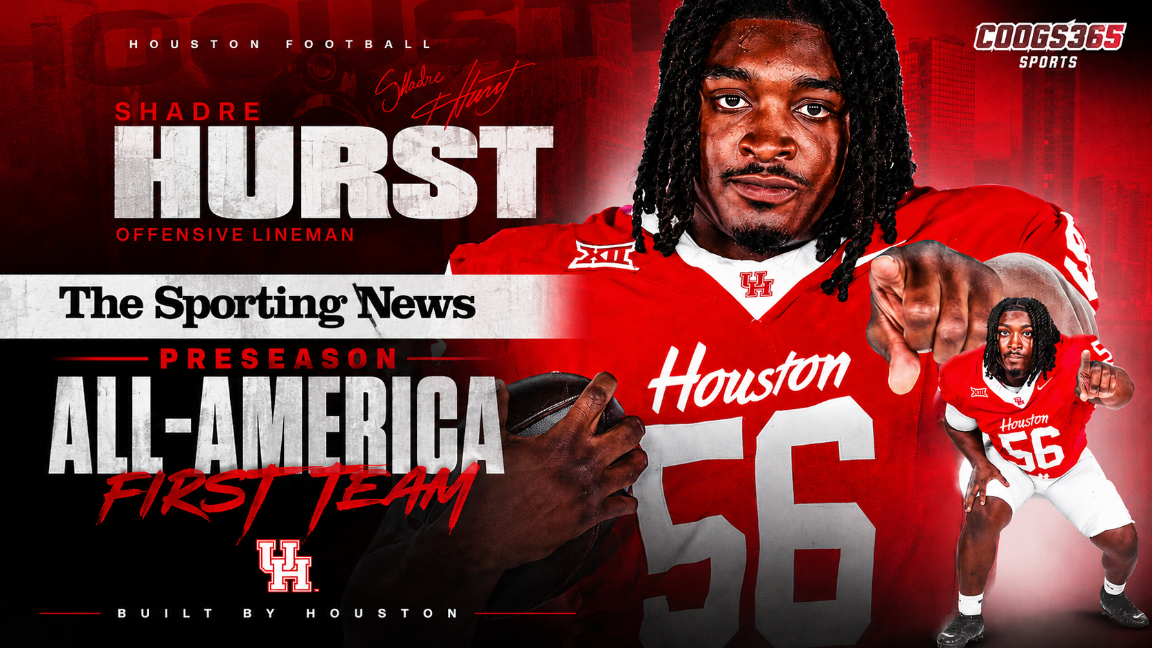 Hurst makes The Sporting News Pre Season All America First Team