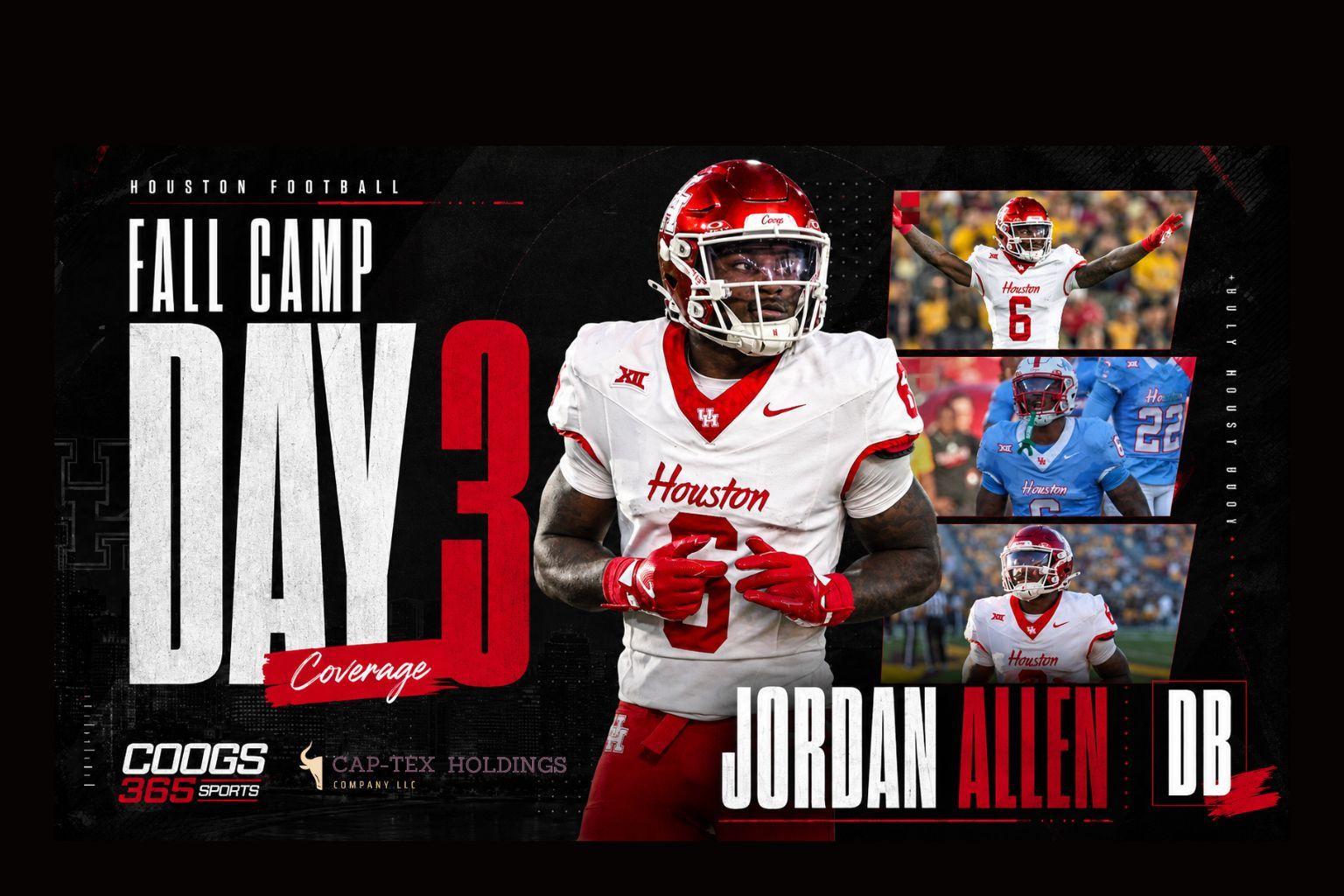 Cap-Tex Fall Camp Coverage Day 3: Jordan Allen