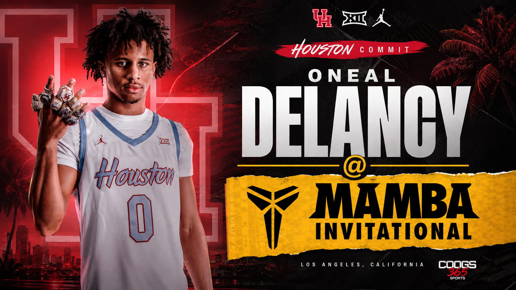 Houston Hoops Commit Oneal Delancy Dazzle at Mamba Invitional