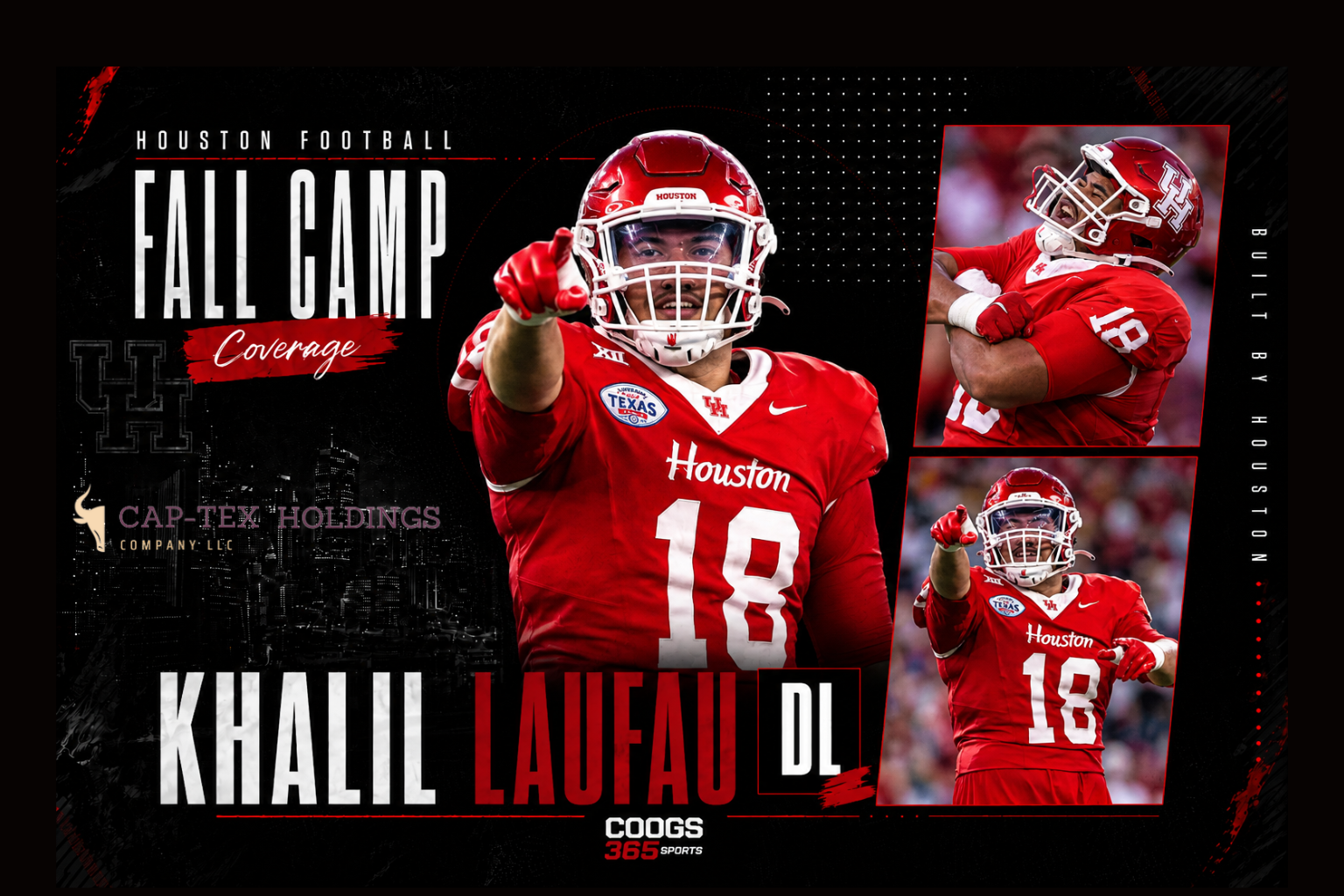 Cap_Tex H Fall Camp Coverage:  Khalil Laufau,