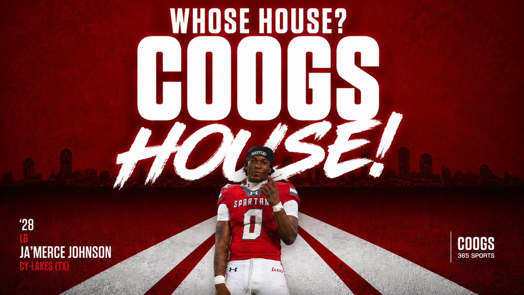 '28 Cy-Lakes LB, Ja'Merce Johnson previews Houston gameday visit