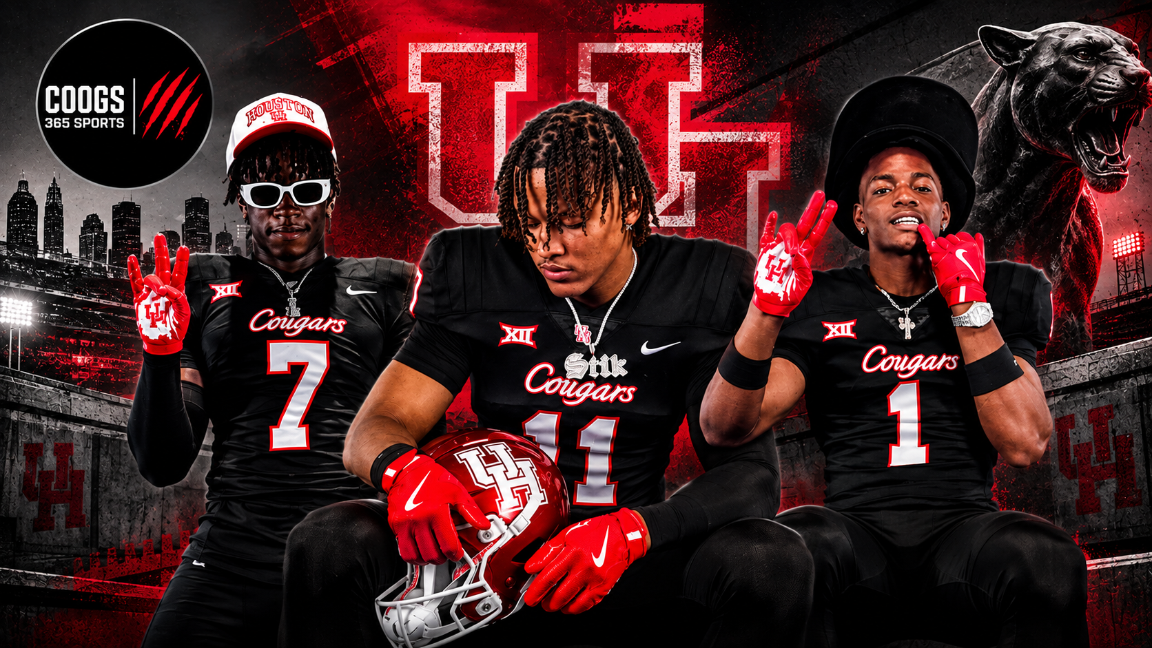 Houston '27 Commits: Marvin Joseph, Cael Thigpen and Kameron Roberson