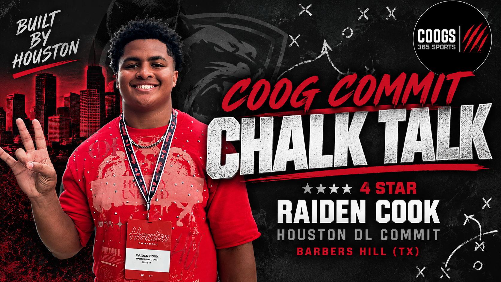 Houston '27 DL Commit Raiden Cook takes in Week 1 victory