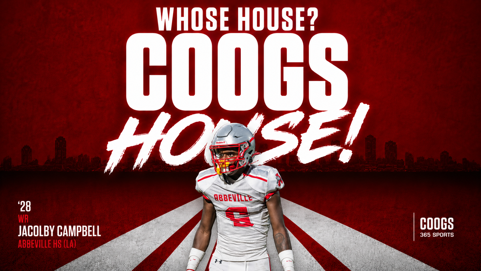 4 Star WR Jacolby Campbell previews his Gameday visit with the Coogs