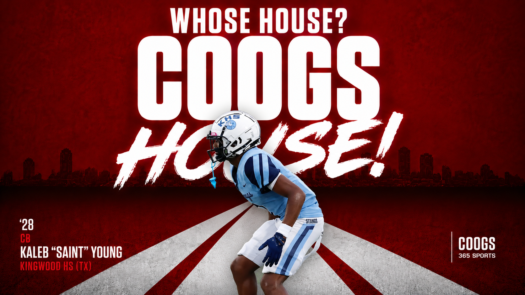 '28 CB Kaleb 'Saint" Young previews his gameday vist to TDECU
