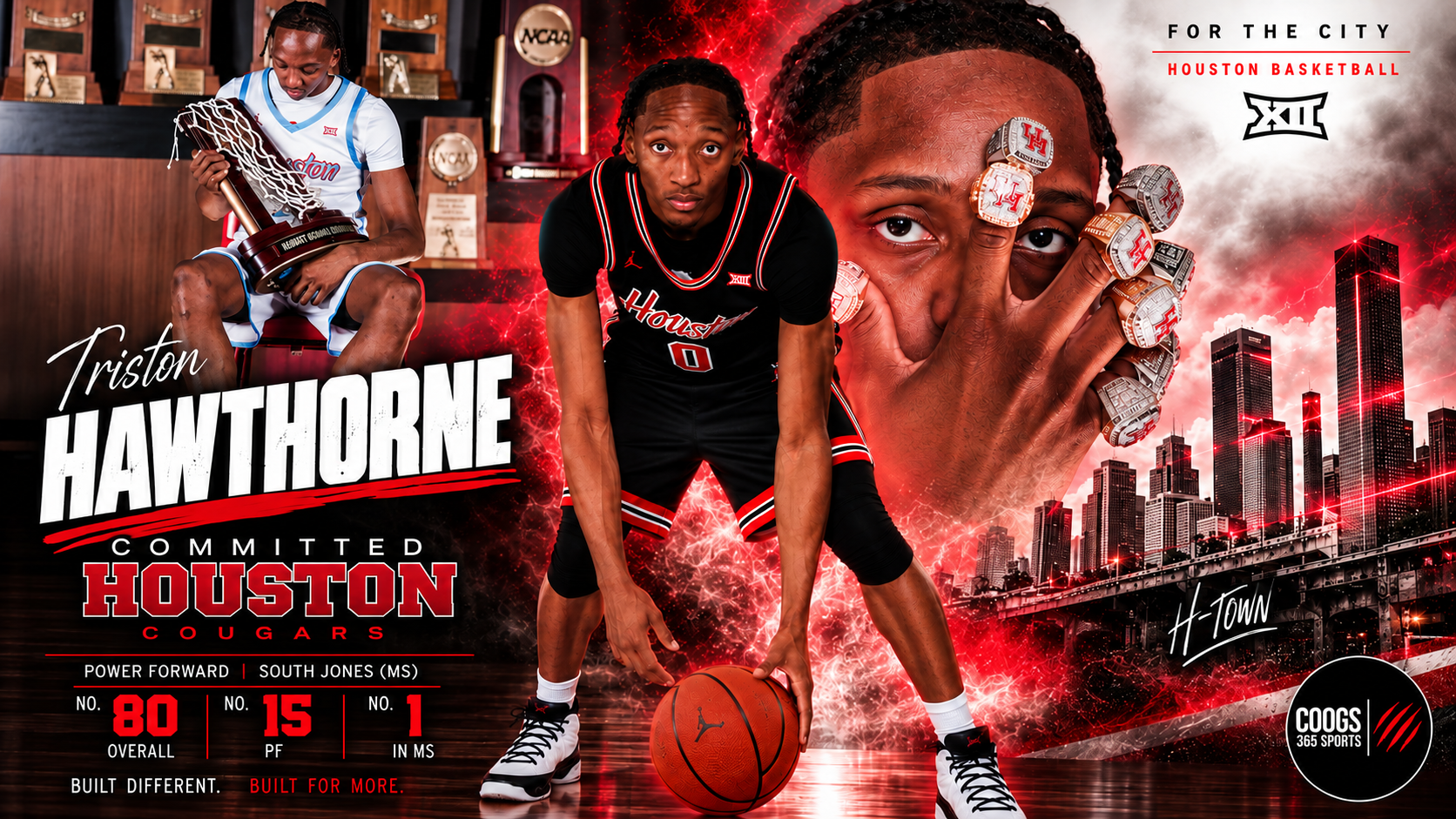 No. 1 player in MS, Trison Hawthorne commits to Kelvin Sampson and the Coogs