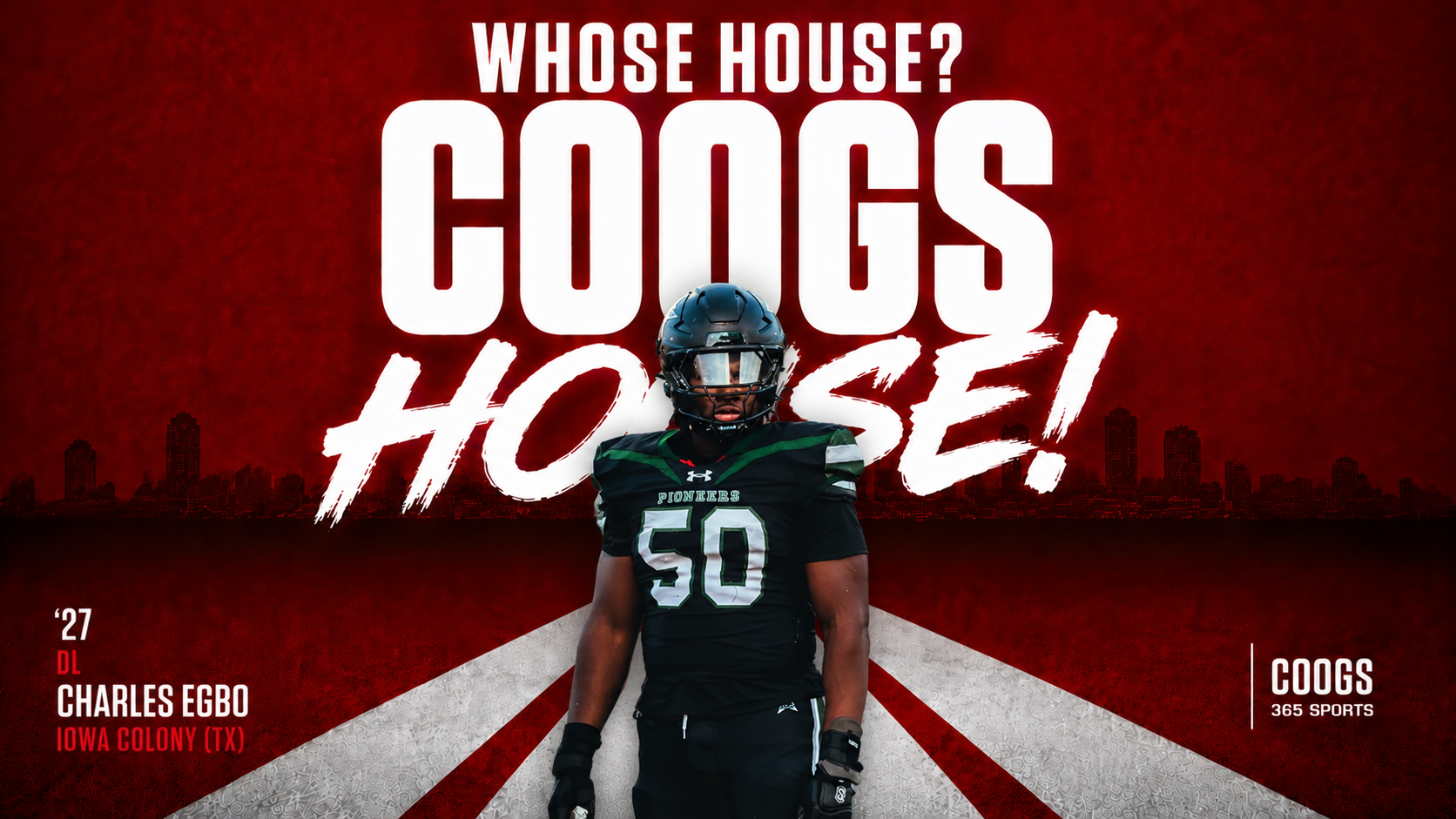 Houston gets in the hunt for 27 Texas State Commit Charles Egbo