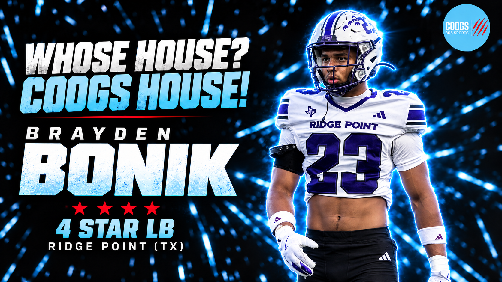 4 Star LB Brayden Bonik previews his gameday visit with the Coogs
