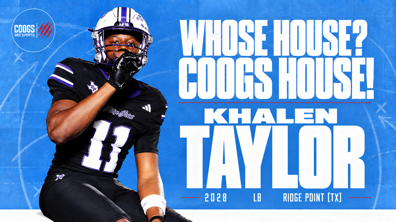 '28 LB Khalen Taylor previews his visit with the Coogs
