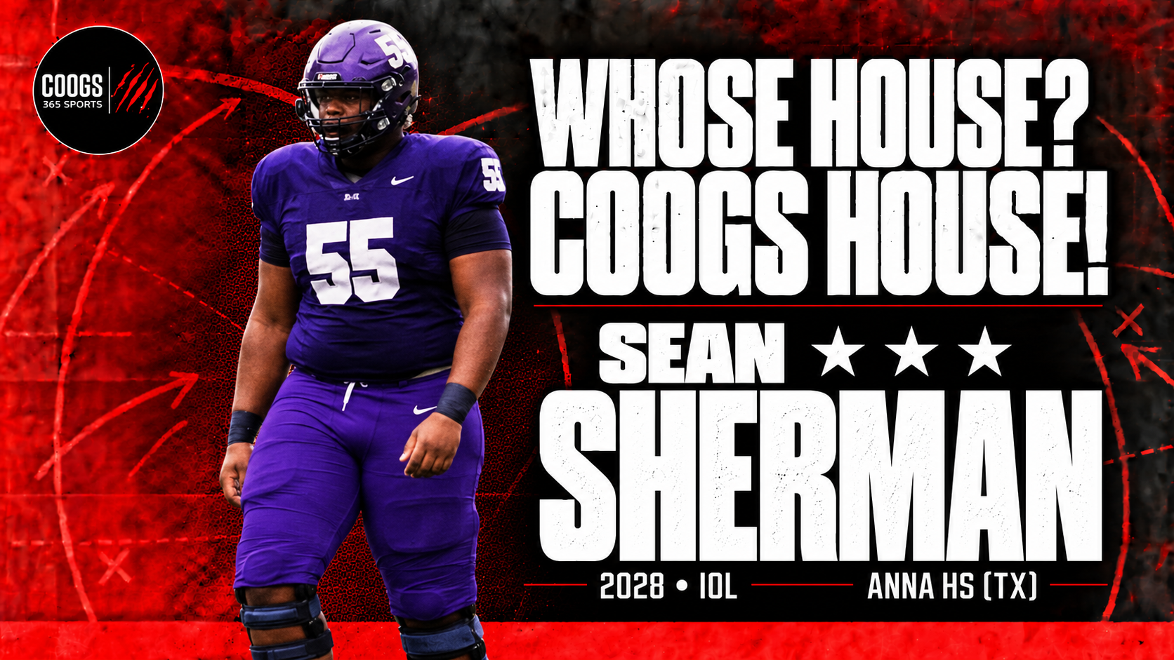 '28  IOL Sean "Big Sherm" Sherman heads to TDECU